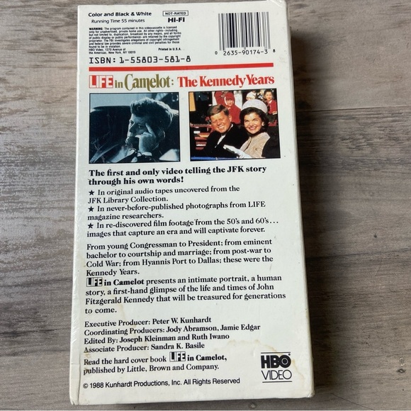 Life in Camelot: The Kennedy Years VHS, New, Sealed - Picture 4 of 4